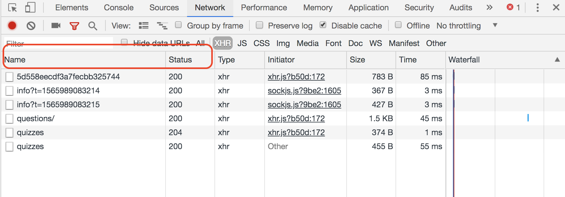 Network Tab