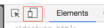 mobile view icon
