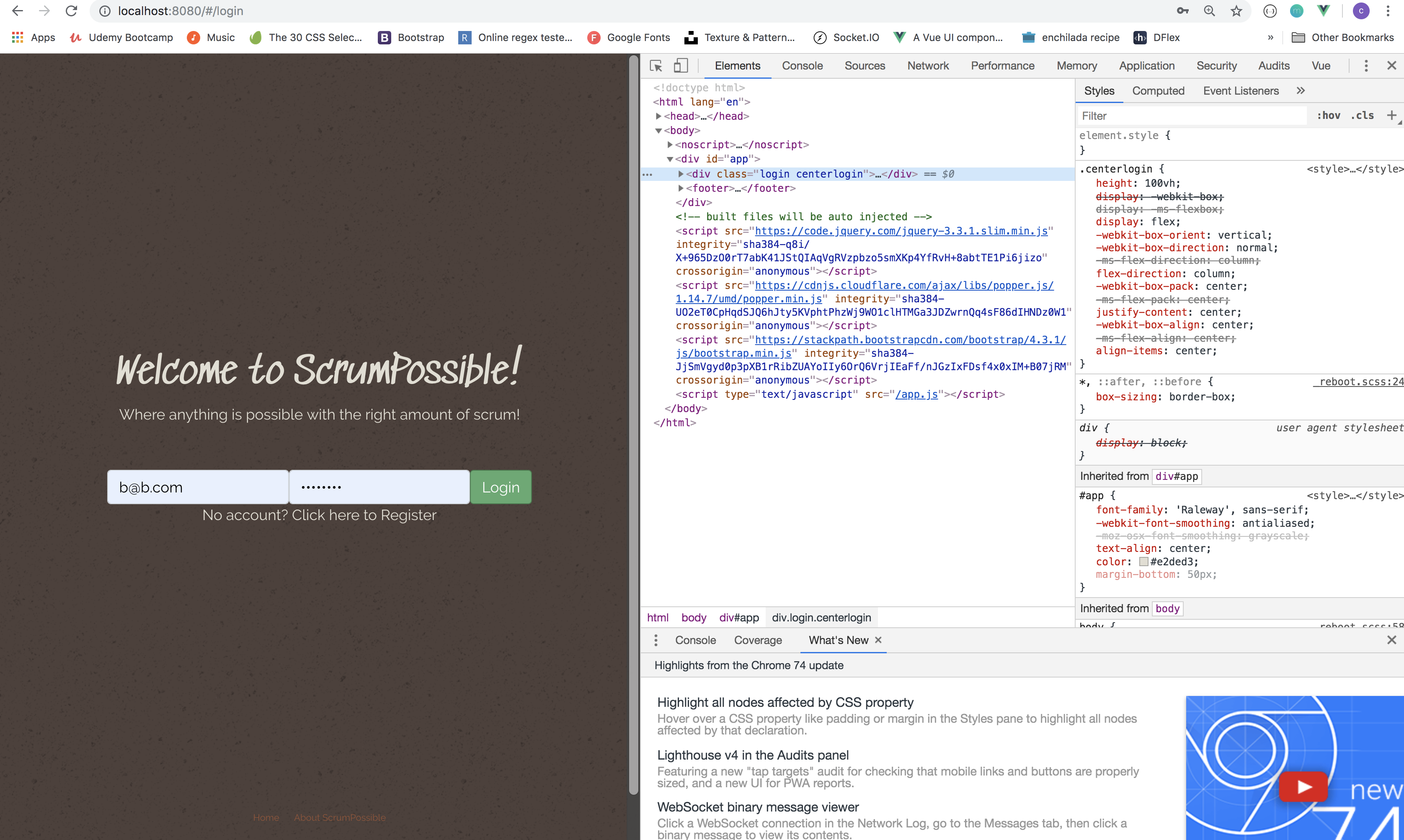 dev tools